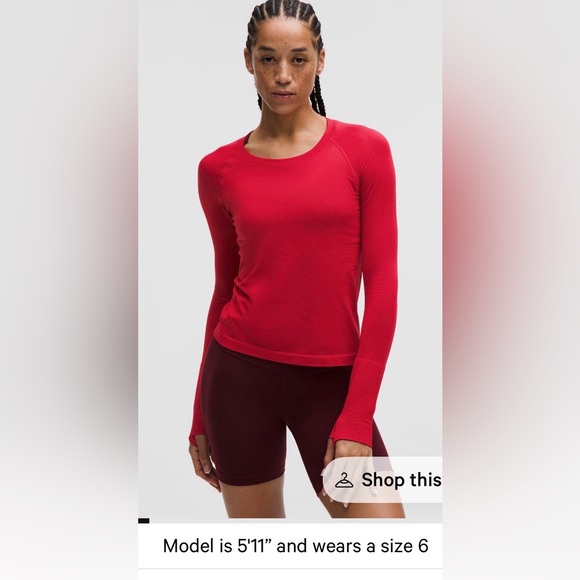 lululemon athletica Tops - Lululemon Swiftly Tech Long Sleeve 2.0 Race Length-NWT!!!